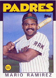 1986 Topps Baseball Cards      262     Mario Ramirez